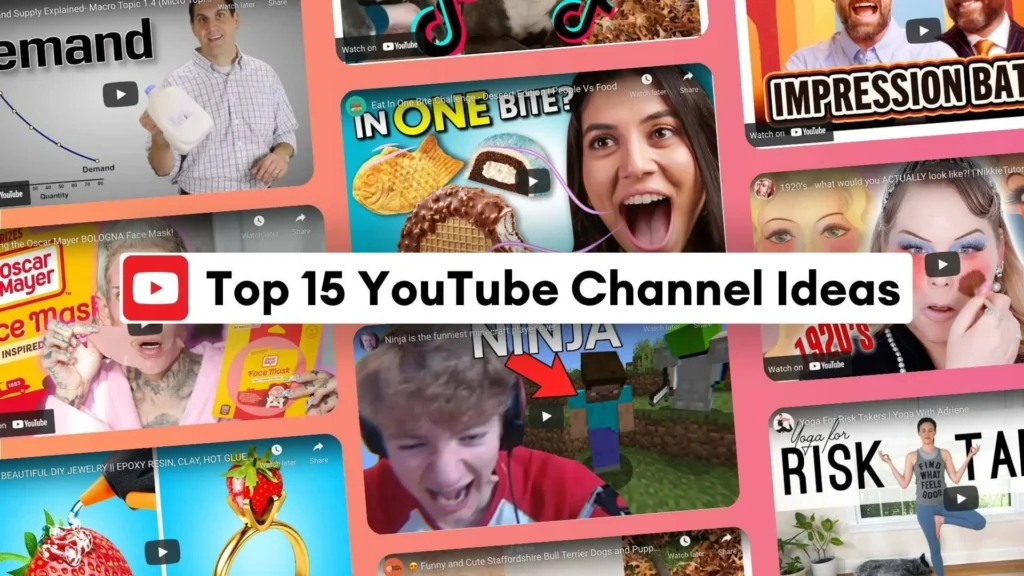 Best YouTube Channel Ideas